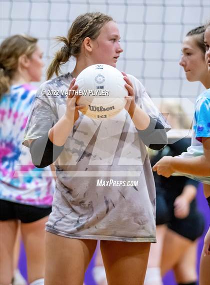 Thumbnail 1 in Gray's Creek vs West Brunswick (Jack Britt's 19th Annual Volleyball Jamboree)(scrimmage) photogallery.