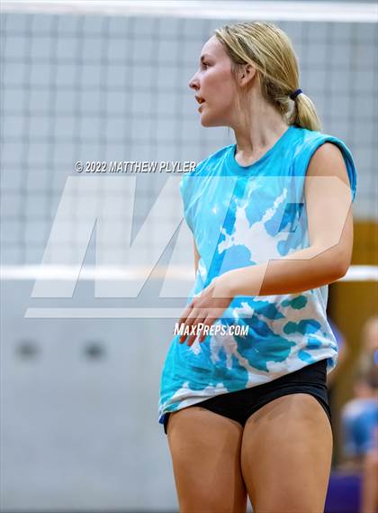 Thumbnail 2 in Gray's Creek vs West Brunswick (Jack Britt's 19th Annual Volleyball Jamboree)(scrimmage) photogallery.
