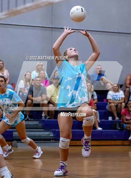 Thumbnail 3 in Gray's Creek vs West Brunswick (Jack Britt's 19th Annual Volleyball Jamboree)(scrimmage) photogallery.