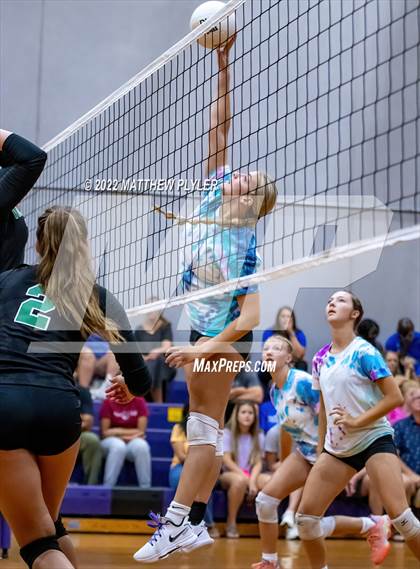 Thumbnail 2 in Gray's Creek vs West Brunswick (Jack Britt's 19th Annual Volleyball Jamboree)(scrimmage) photogallery.