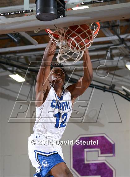 Thumbnail 2 in Newark Memorial vs. Capital Christian (St. Hope Elite Classic) photogallery.
