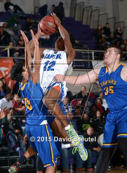 Thumbnail 3 in Newark Memorial vs. Capital Christian (St. Hope Elite Classic) photogallery.