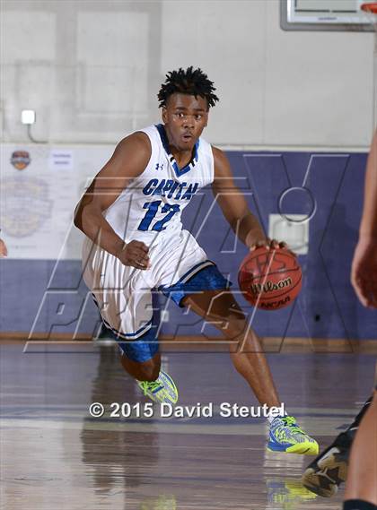 Thumbnail 2 in Newark Memorial vs. Capital Christian (St. Hope Elite Classic) photogallery.