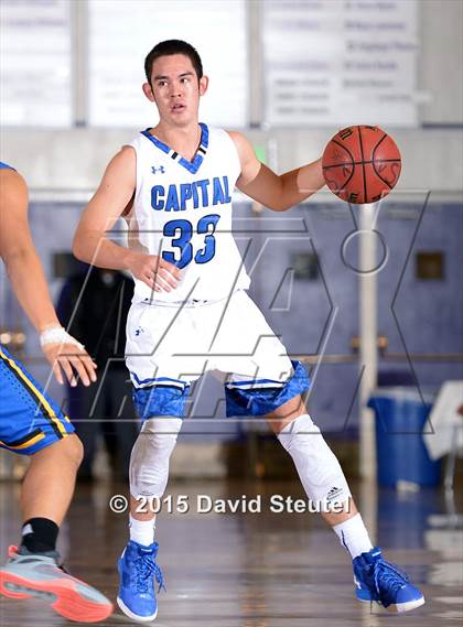 Thumbnail 3 in Newark Memorial vs. Capital Christian (St. Hope Elite Classic) photogallery.