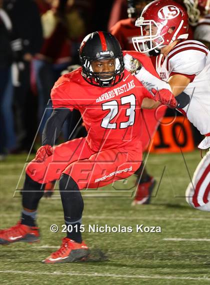 Thumbnail 1 in Harvard-Westlake vs. La Serna (CIF SS Playoffs) photogallery.