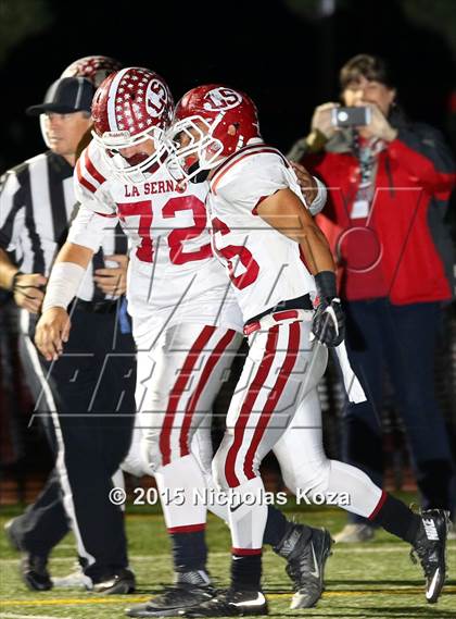 Thumbnail 2 in Harvard-Westlake vs. La Serna (CIF SS Playoffs) photogallery.