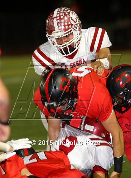 Thumbnail 2 in Harvard-Westlake vs. La Serna (CIF SS Playoffs) photogallery.