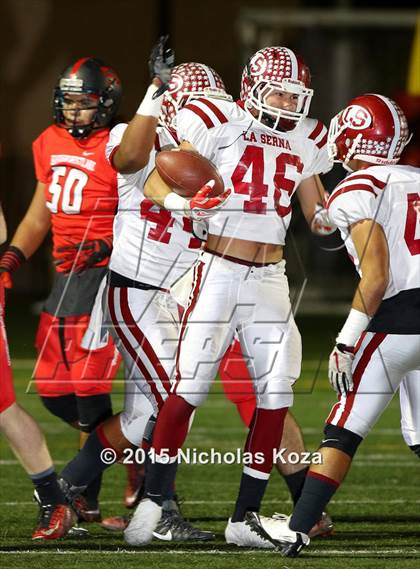 Thumbnail 2 in Harvard-Westlake vs. La Serna (CIF SS Playoffs) photogallery.