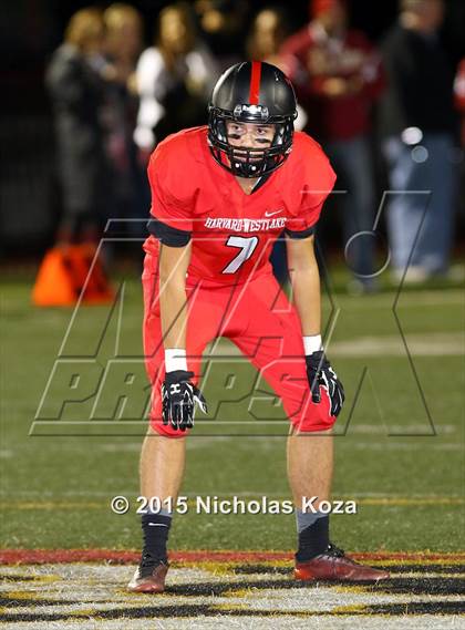 Thumbnail 2 in Harvard-Westlake vs. La Serna (CIF SS Playoffs) photogallery.