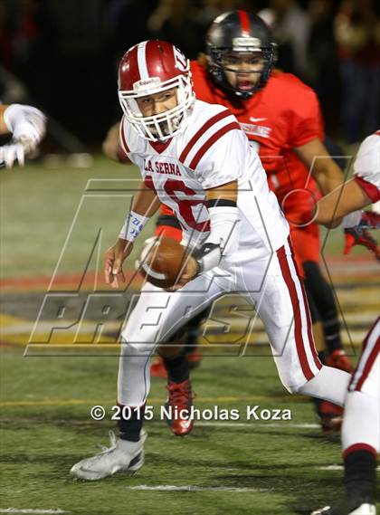 Thumbnail 3 in Harvard-Westlake vs. La Serna (CIF SS Playoffs) photogallery.