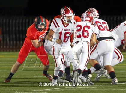 Thumbnail 1 in Harvard-Westlake vs. La Serna (CIF SS Playoffs) photogallery.