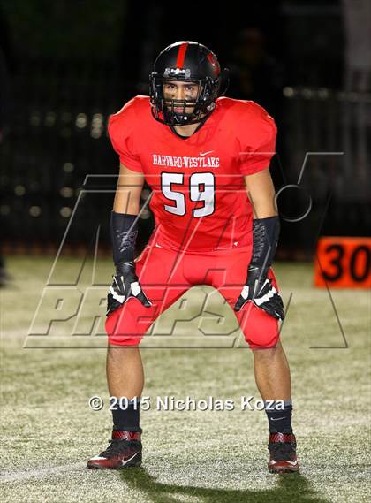 Thumbnail 3 in Harvard-Westlake vs. La Serna (CIF SS Playoffs) photogallery.