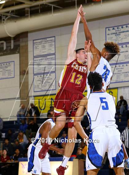Thumbnail 2 in Cantwell-Sacred Heart vs. Windward (MLK Day Showdown) photogallery.