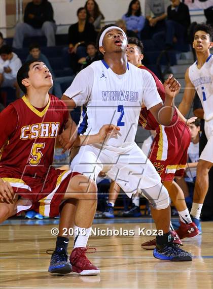Thumbnail 2 in Cantwell-Sacred Heart vs. Windward (MLK Day Showdown) photogallery.