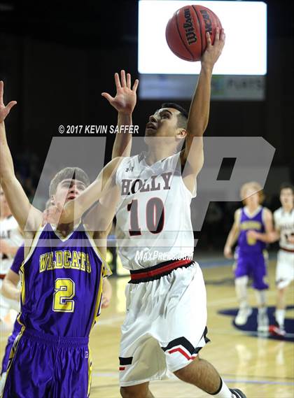 Thumbnail 1 in Holly vs. Kit Carson  (CHSAA 1A Semifinal) photogallery.
