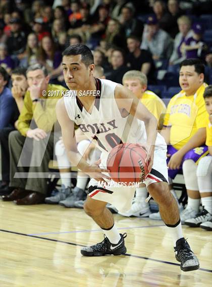 Thumbnail 1 in Holly vs. Kit Carson  (CHSAA 1A Semifinal) photogallery.