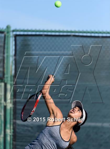 Thumbnail 1 in Dougherty Valley vs. Rocklin (NorCal Regional Girls Tennis Championships) photogallery.