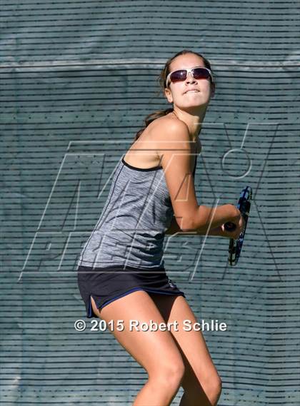 Thumbnail 1 in Dougherty Valley vs. Rocklin (NorCal Regional Girls Tennis Championships) photogallery.