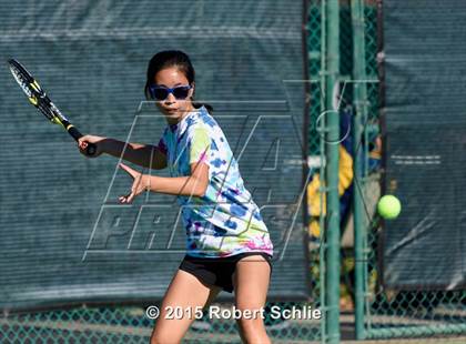 Thumbnail 1 in Dougherty Valley vs. Rocklin (NorCal Regional Girls Tennis Championships) photogallery.