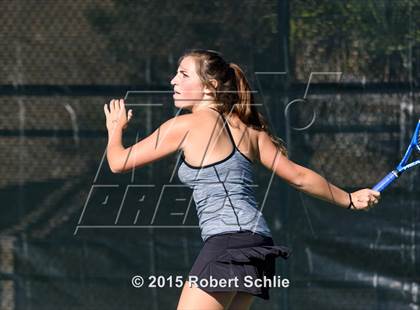 Thumbnail 3 in Dougherty Valley vs. Rocklin (NorCal Regional Girls Tennis Championships) photogallery.