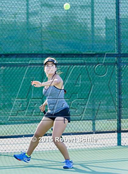 Thumbnail 1 in Dougherty Valley vs. Rocklin (NorCal Regional Girls Tennis Championships) photogallery.