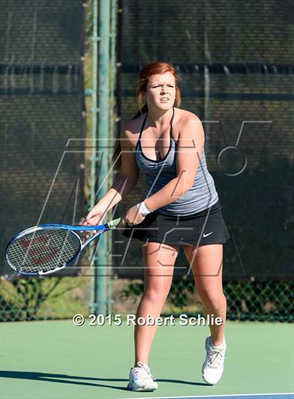 Thumbnail 2 in Dougherty Valley vs. Rocklin (NorCal Regional Girls Tennis Championships) photogallery.