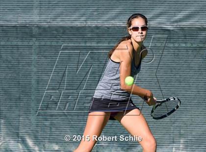 Thumbnail 1 in Dougherty Valley vs. Rocklin (NorCal Regional Girls Tennis Championships) photogallery.