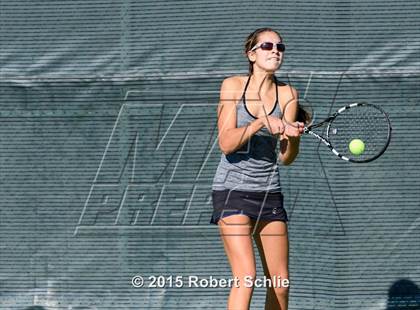 Thumbnail 2 in Dougherty Valley vs. Rocklin (NorCal Regional Girls Tennis Championships) photogallery.