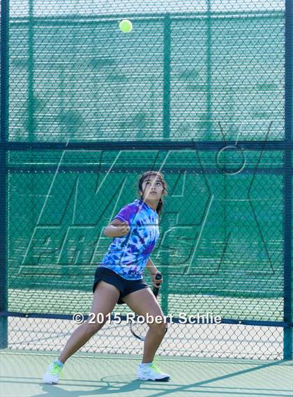 Thumbnail 1 in Dougherty Valley vs. Rocklin (NorCal Regional Girls Tennis Championships) photogallery.