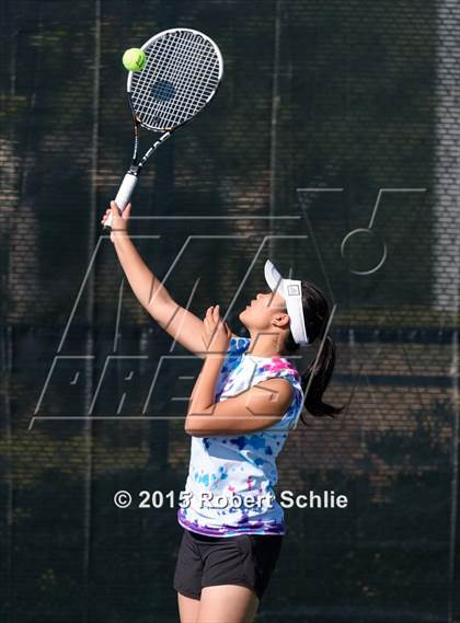 Thumbnail 1 in Dougherty Valley vs. Rocklin (NorCal Regional Girls Tennis Championships) photogallery.