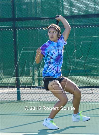 Thumbnail 1 in Dougherty Valley vs. Rocklin (NorCal Regional Girls Tennis Championships) photogallery.