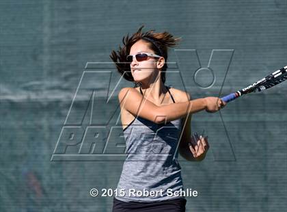 Thumbnail 1 in Dougherty Valley vs. Rocklin (NorCal Regional Girls Tennis Championships) photogallery.