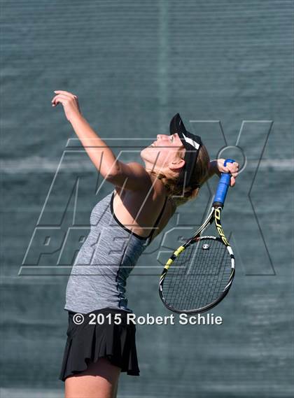 Thumbnail 1 in Dougherty Valley vs. Rocklin (NorCal Regional Girls Tennis Championships) photogallery.