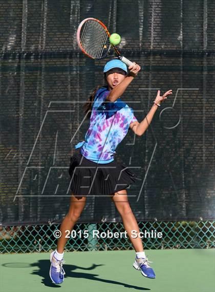 Thumbnail 1 in Dougherty Valley vs. Rocklin (NorCal Regional Girls Tennis Championships) photogallery.