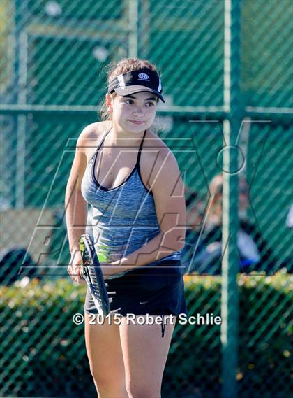 Thumbnail 1 in Dougherty Valley vs. Rocklin (NorCal Regional Girls Tennis Championships) photogallery.