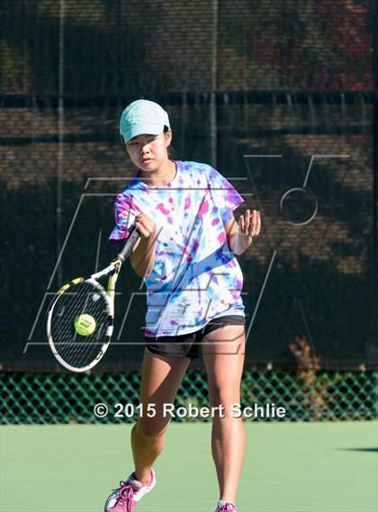 Thumbnail 1 in Dougherty Valley vs. Rocklin (NorCal Regional Girls Tennis Championships) photogallery.