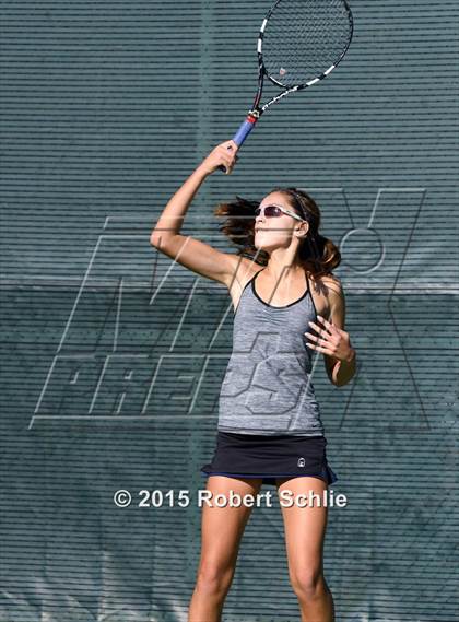 Thumbnail 1 in Dougherty Valley vs. Rocklin (NorCal Regional Girls Tennis Championships) photogallery.