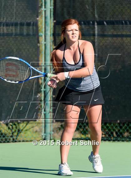 Thumbnail 1 in Dougherty Valley vs. Rocklin (NorCal Regional Girls Tennis Championships) photogallery.