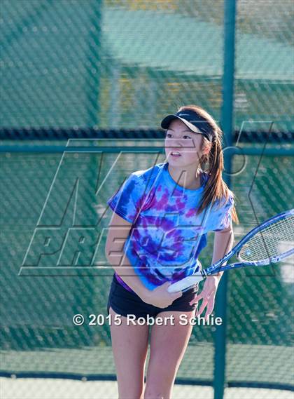 Thumbnail 1 in Dougherty Valley vs. Rocklin (NorCal Regional Girls Tennis Championships) photogallery.