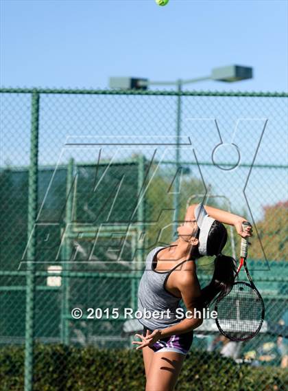 Thumbnail 2 in Dougherty Valley vs. Rocklin (NorCal Regional Girls Tennis Championships) photogallery.