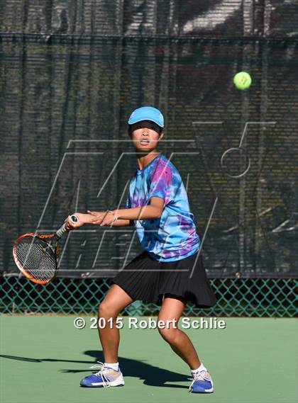 Thumbnail 1 in Dougherty Valley vs. Rocklin (NorCal Regional Girls Tennis Championships) photogallery.