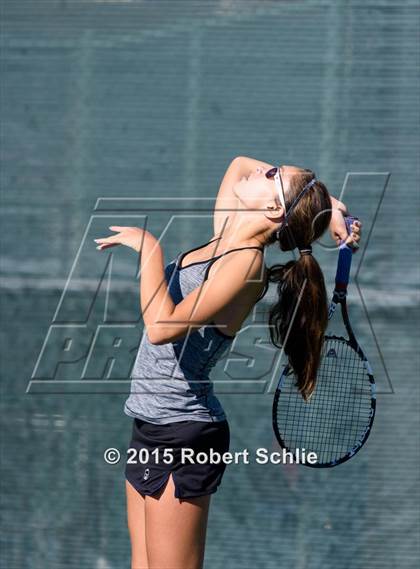 Thumbnail 1 in Dougherty Valley vs. Rocklin (NorCal Regional Girls Tennis Championships) photogallery.