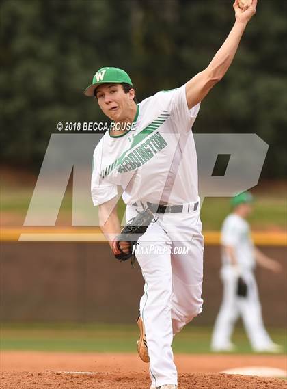Thumbnail 3 in Weddington vs Ardrey Kell (Charlotte Top 8 Spring Break Tournament) photogallery.