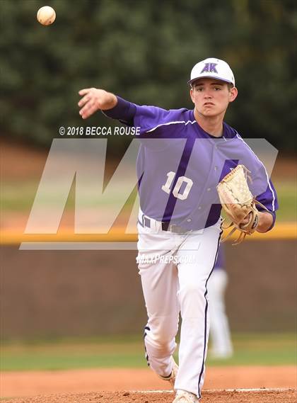 Thumbnail 3 in Weddington vs Ardrey Kell (Charlotte Top 8 Spring Break Tournament) photogallery.