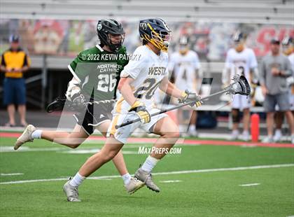 Thumbnail 2 in Northwest Catholic vs. Weston (CIAC Class S Final) photogallery.