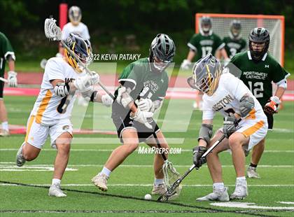 Thumbnail 2 in Northwest Catholic vs. Weston (CIAC Class S Final) photogallery.