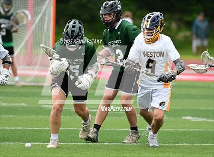 Thumbnail 2 in Northwest Catholic vs. Weston (CIAC Class S Final) photogallery.