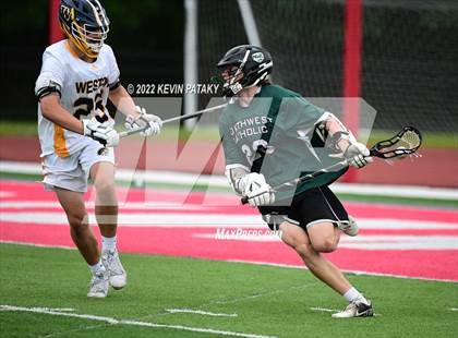 Thumbnail 3 in Northwest Catholic vs. Weston (CIAC Class S Final) photogallery.