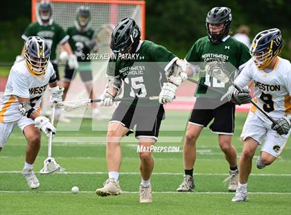 Thumbnail 1 in Northwest Catholic vs. Weston (CIAC Class S Final) photogallery.