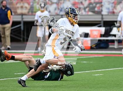 Thumbnail 2 in Northwest Catholic vs. Weston (CIAC Class S Final) photogallery.